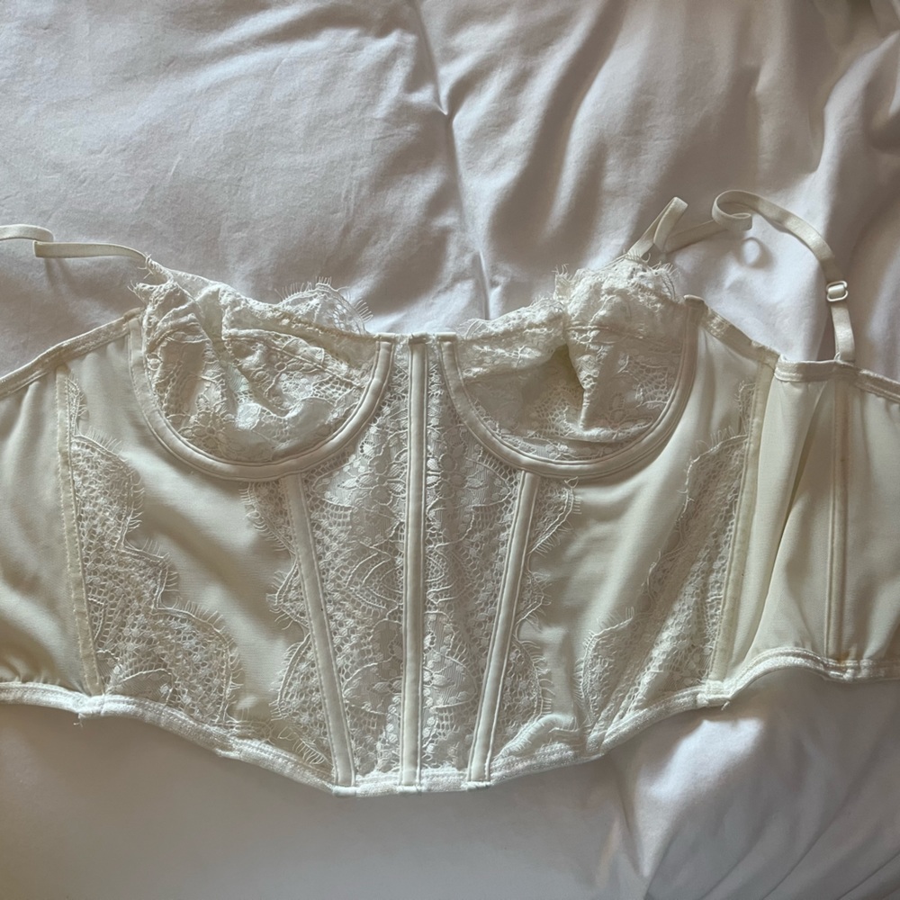Glassons Bustier White Corset Top